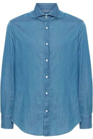Brunello Cucinelli Long-sleeve cotton shirt