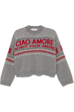 GIADA BENINCASA Intarsia-knit sweater