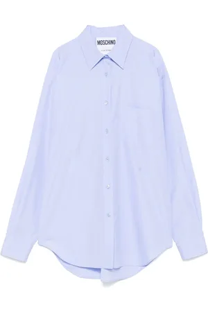 Moschino Logo-embroidered shirt