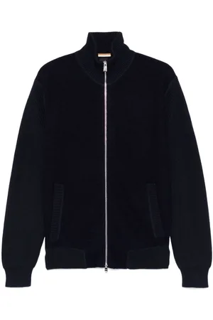 HUGO BOSS Cable-knit cardigan