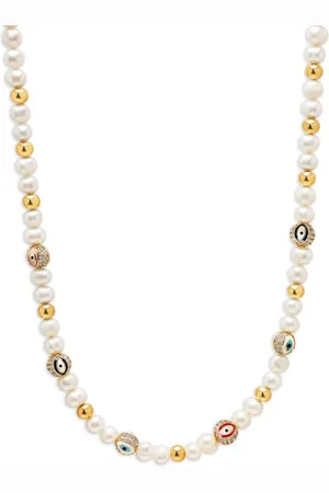 Nialaya Evil Eye beaded necklace