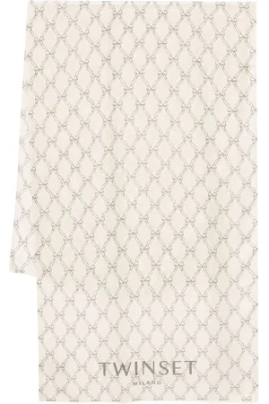 Twin-Set Bow-print scarf