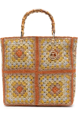 Twin-Set Crochet tote bag