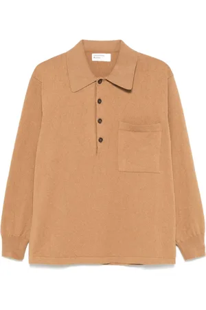 Universal Works Knitted polo shirt