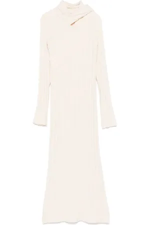 Claudie Pierlot Tie-scarf knit dress