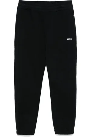 Ermenegildo Zegna Rubberised-logo track pants