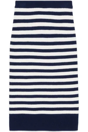 Claudie Pierlot Sailor striped knit skirt