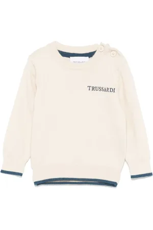 Trussardi Logo-embroidered sweater