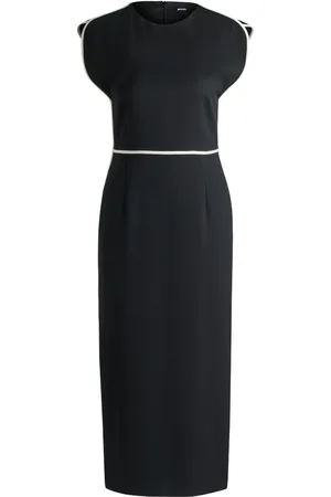 HUGO BOSS Contrast stripes dress