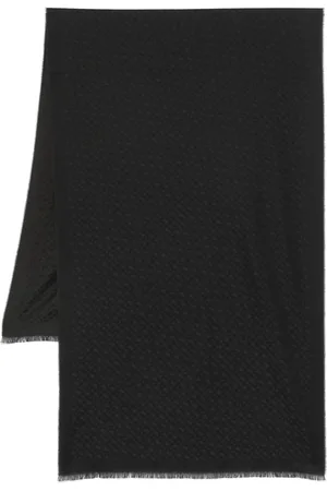 HUGO BOSS Geometric-pattern scarf