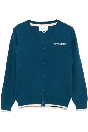 Trussardi Logo-embroidered cardigan