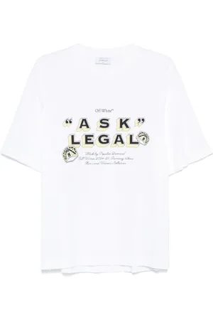 OFF-WHITE Ask Legal Skate T-shirt