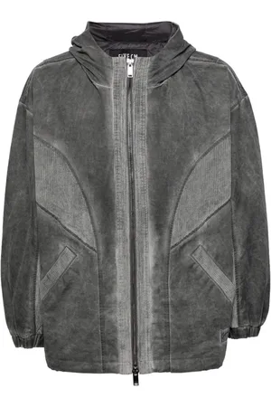 FIVE CM Patchwork hooded jacket