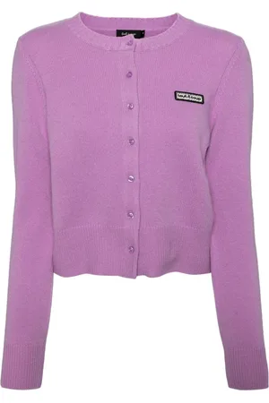 tout a coup Logo-patch cardigan