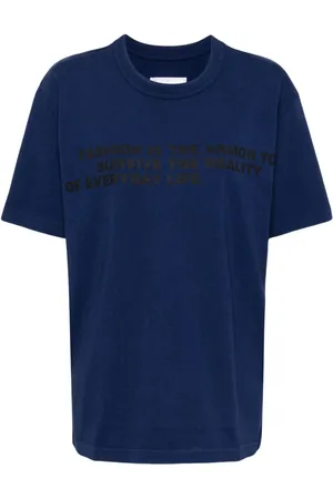 SACAI Bill Cunningham Graphic Embroidery T-Shirt