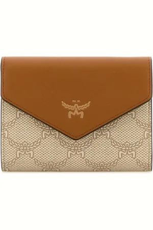 MCM Printed canvas wallet