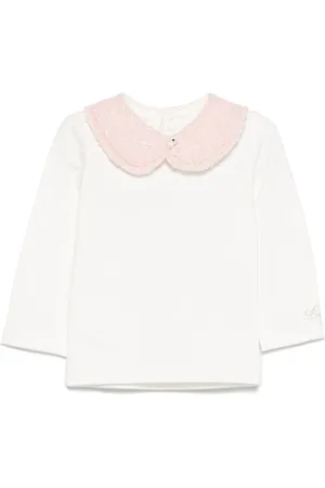 Lapin House Detachable-collar T-shirt
