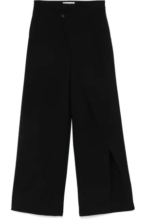 GIUSEPPE DI MORABITO Draped-detail trousers