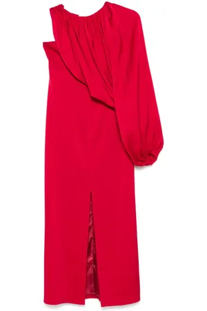 RACIL Single-sleeve midi dress
