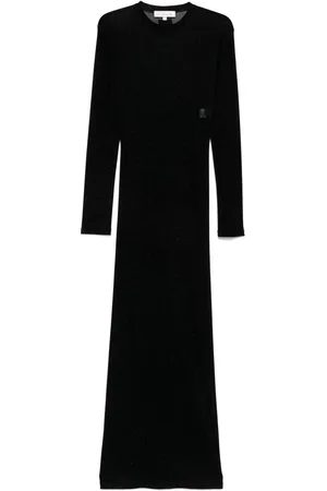 Ludovic De Saint Sernin Velvet maxi dress