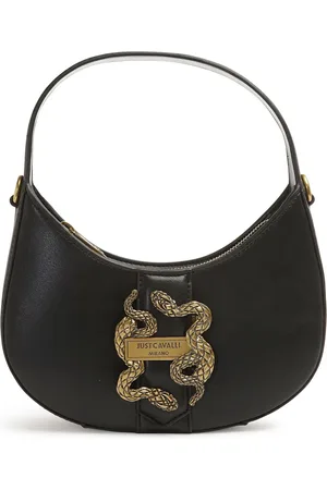 Roberto Cavalli Logo-buckle tote bag