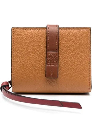 Loewe Trifold grained-leather wallet