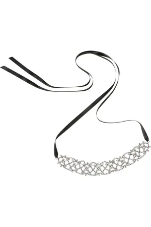 Jennifer Behr Sabine Ribbon choker necklace