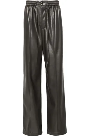 Nanushka Drawstring-waist straight trousers