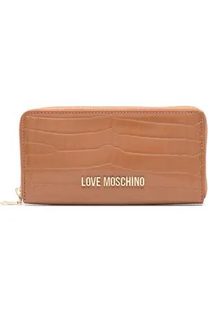 Moschino Croc-effect wallet