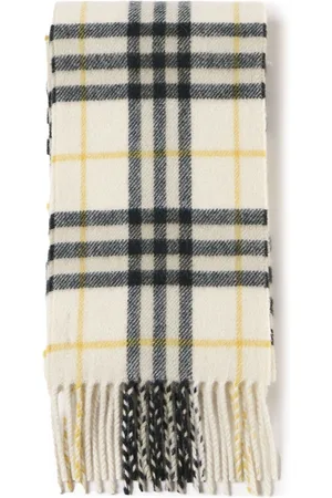 Burberry Checked cashmere scarf