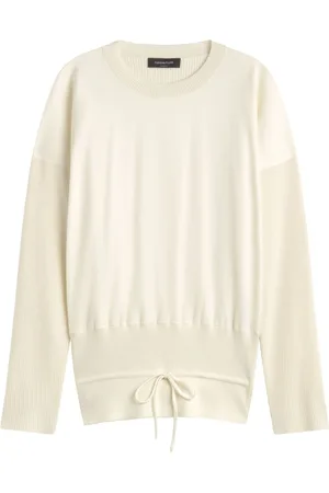 Fabiana Filippi Flannel-front cropped sweater