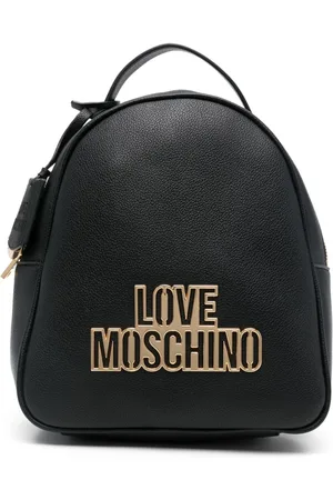 Moschino Logo plaque backpack