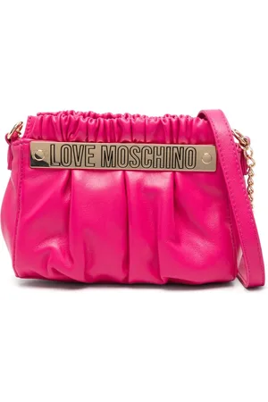 Moschino Logo-plaque cross body bag
