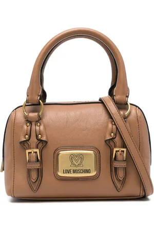 Moschino Logo-plaque tote bag