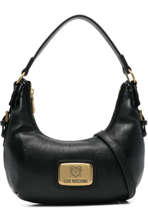 Moschino Logo-plaque shoulder bag
