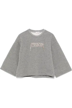 Pinko Crystal-embellished logo sweatshirt