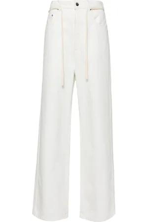 Nanushka Tied-waist wide-leg jeans