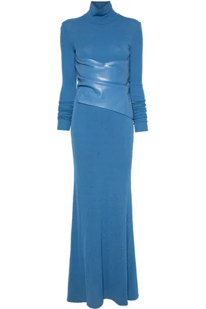 Nanushka Draped-detail maxi dress