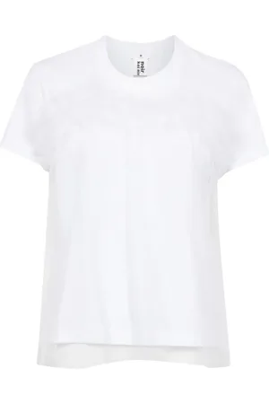 NOIR KEI NINOMIYA Tulle detailing T-shirt