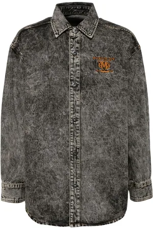 Musium Div. Washed-denim long-sleeves shirt