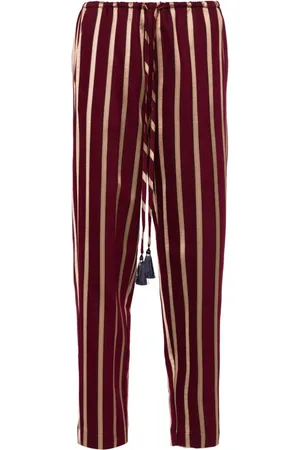 FORTE FORTE Striped tapered trousers