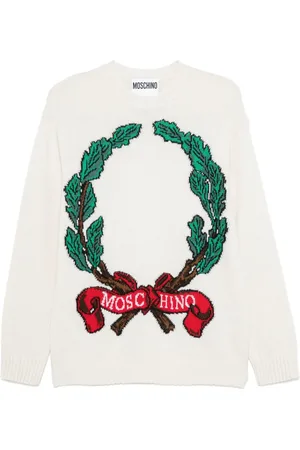 Moschino Logo-jacquard sweater