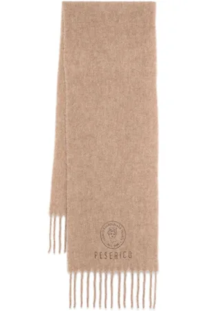 PESERICO SIGN Logo-embroidered scarf