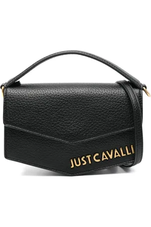 Roberto Cavalli Logo-plaque tote bag