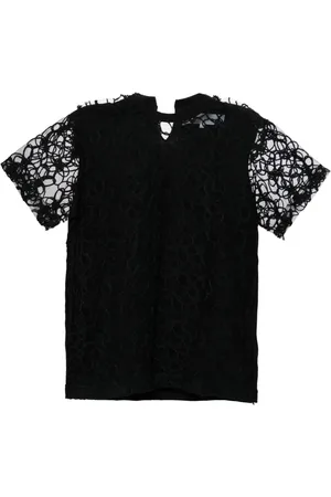 Comme des Garçons Lace detailing cT-shirt