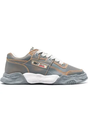 Maison Mihara Yasuhiro Parker faded-effect leather sneakers