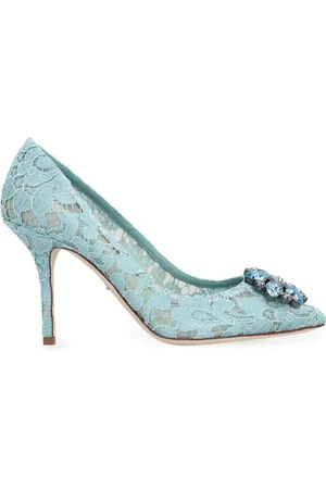 Dolce & Gabbana Taormina-lace crystal-embellished pumps