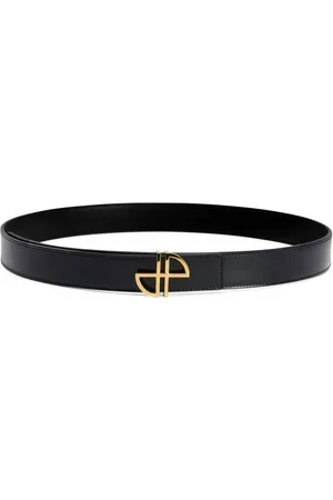 Patou JP leather belt