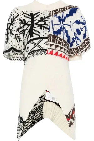 SACAI Jacquard-pattern sweater