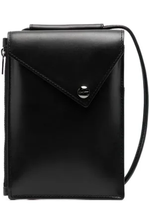 YOHJI YAMAMOTO Tri-flap phone bag